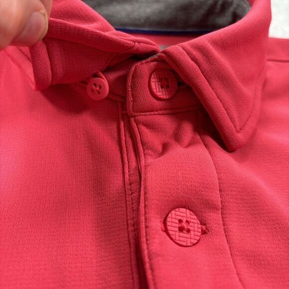 Twillory Polo Shirt Mens‎ Red Small Athleisure Golf Performance Casual Stretch - Picture 4 of 11